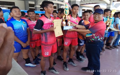 Tim Bola Volly SMA 1 Pegandon Juara I Dikpora Cup 2019