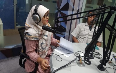 SMAN 1 Pegandon Mengisi Bianglala Sastra di RRI